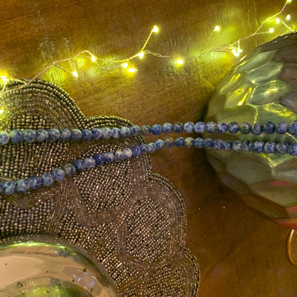 Sodalite beaded necklace. - Picture 1 of 3